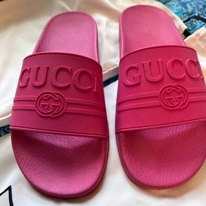 Authentic Gucci Rubber Slides